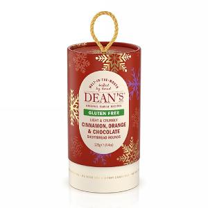 Deans Gluten Free Cinammon, Orange & Chocolate Shortbread Rounds 125g