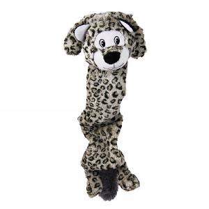 Kong Stretchezz Jumbo Snow Leopard Dog Toy - X-Large