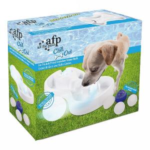 All For Paws Chill Out Ice Track Thirst Cruncher Dog Bowl