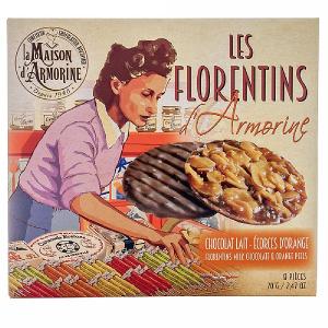Maison d'Armorine Dark Chocolate & Orange Peel Florentines 70g