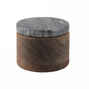 Sabatier Maison Wooden Pepper Pig & Marble Lid