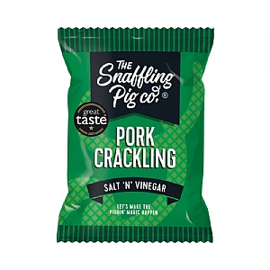Snaffling Pig Salt & Vinegar Crackling Bag 50g