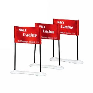 Lemax Ski Racing Flags (Set of 3)