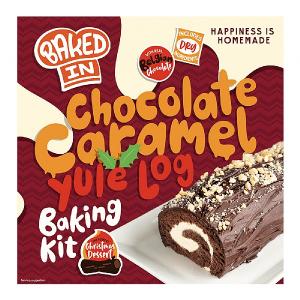 Bakedin Caramel Yule Log Baking Kit