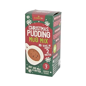 Bakedin 3 Pot Christmas Pudding Mug Mix