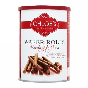 Chloe's Hazelnut & Cocoa Wafer Rolls 400g