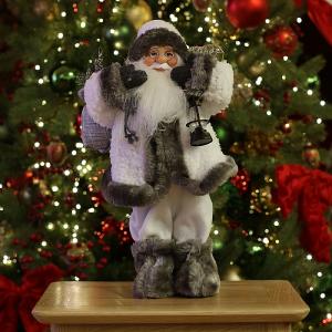 Standing Woodland Santa Figure 40cm