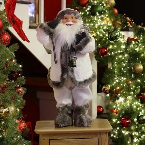 Standing Woodland Santa Figure 60cm