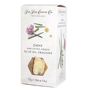 The Fine Cheese Co. Chive & Extra Virgin Olive Oil Crackers