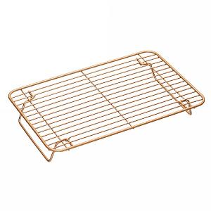 MasterClass Smart Ceramic Reinforced Copper-Coloured Cooling Rack - 35 x 22cm