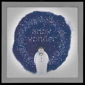 The Snowman LED Photo Frame 23x23cm
