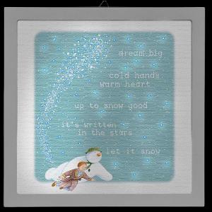 The Snowman & James LED Photo Frame 23x23cm