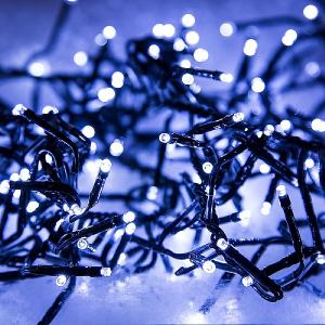1512 Cool White LED Cluster Twinkle Lights