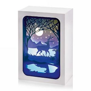Premier Moonlight Scene LED Lit Paper Diorama 16 x 11cm