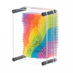 3D Rainbow Pin Art Image Maker