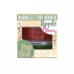 PopaBall Bursting Bubbles For Vodka - Apple & Cherry