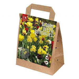 Blooms Bees Butterflies Yellow & Maroon Shades (25 Bulbs)
