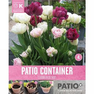 Tulip Double Pink, Purple & White Container Pack (12 Bulbs)