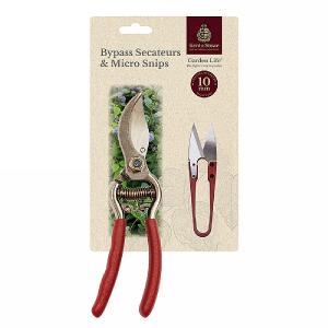 Kent & Stowe Garden Life Bypass Secateurs & Micro Snips