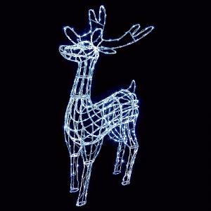 Acrylic Reindeer 1.8m LED Figure