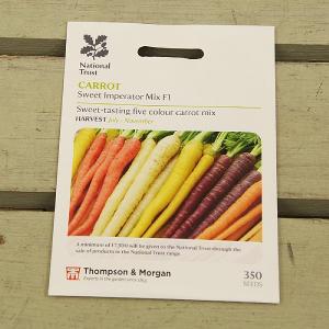Thompson & Morgan National Trust Carrot Sweet Imperator Mix