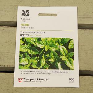 Thompson & Morgan National Trust Herb British Basil