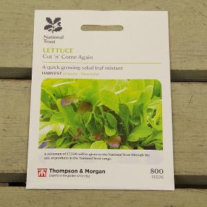 Thompson & Morgan National Trust Lettuce Cut N Come Again