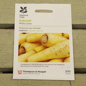 Thompson & Morgan National Trust Parsnip White Gem