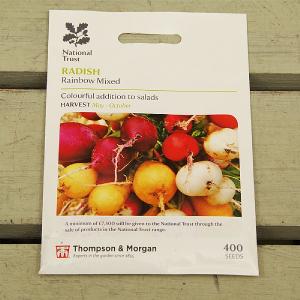 Thompson & Morgan National Trust Radish Rainbow Mixed