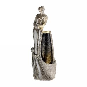 Kaemingk Elegance Cascade Water Feature Grey 120cm
