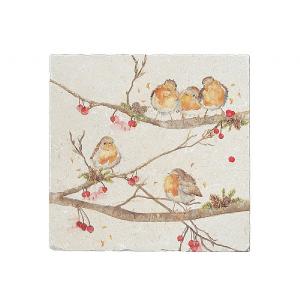 Kate of Kensington The Berry Branch Medium Marble Platter