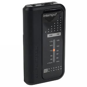 Intempo Pocket Radio Black