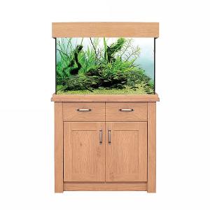 Aqua One Oak Style 145 Aquarium & Cabinet - Oak Effect