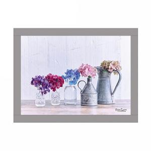 Hydrangea Faux Leather Lap Tray