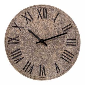 Outside In Rock Wall Clock 12"
