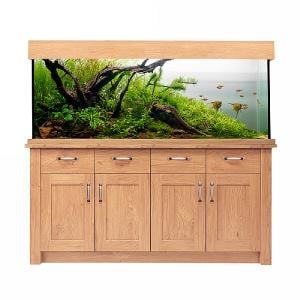 Aqua One Oak Style 300 Aquarium & Cabinet - Oak Effect