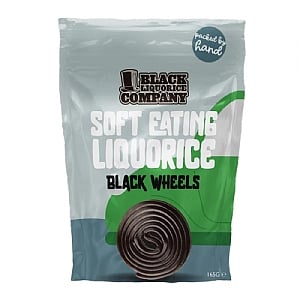 Black Liquorice Company Black Liquorice Wheels 180g