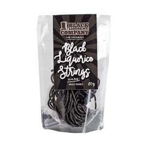 Black Liquorice Company Black Liquorice Strings 80g