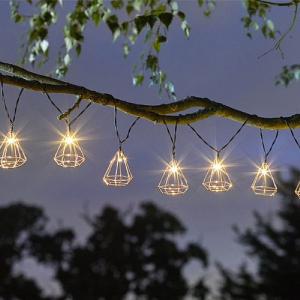 Smart Solar Geo String Lights 10 LED