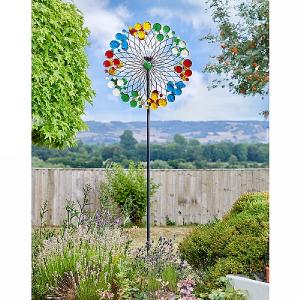 Smart Solar Harlequin Wind Spinner