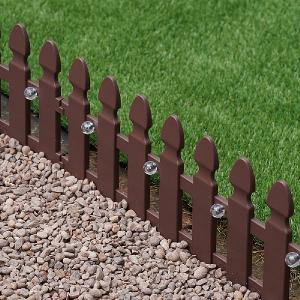 Smart Garden Solar Picket Fence - 4pk