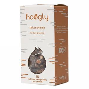 Hoogly Tea Spiced Orange Herbal Infusion - 15 Tea Pyramids
