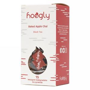 Hoogly Tea Baked Apple Chai Black Tea - 15 Tea Pyramids