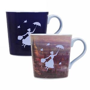 Mary Poppins London Heat Changing Tapered Mug