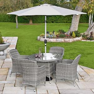 Hartman Ellipse 4 Seater Round Set