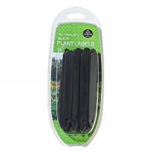 Garland 5" (13cm) Black Plant Label - 50 Pack