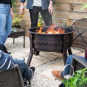 La Hacienda Brava Deep Bowl Firepit 72CM