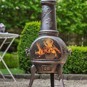 La Hacienda Grape XL Cast Iron Chimenea