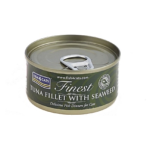 Fish4Cats Finest Tuna Fillet With Seaweed 70g