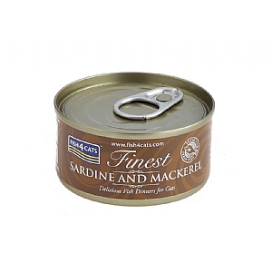 Fish4Cats Finest Sardine With Mackerel 70g